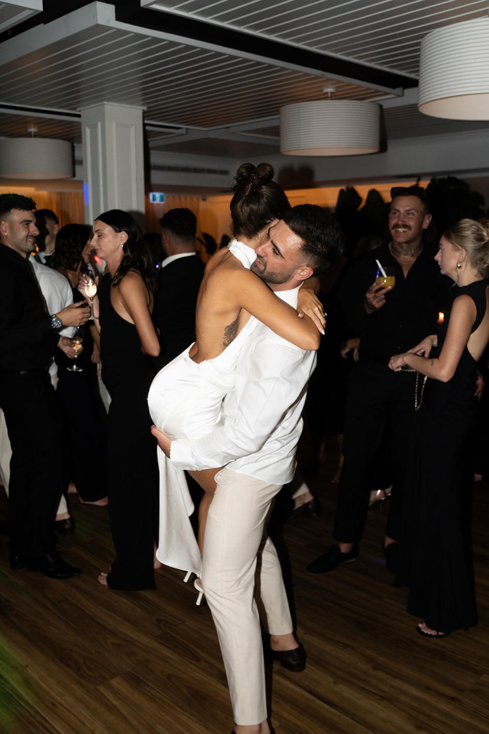 A lift on the dance floor. Georgia & Kyle's wedding at Manly Pavilion, Sydney