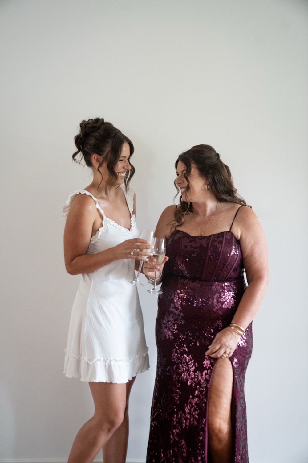 Getting ready with the wedding party. Jasmine & Joshua's wedding at The Lakehouse, North Richmond, Sydney