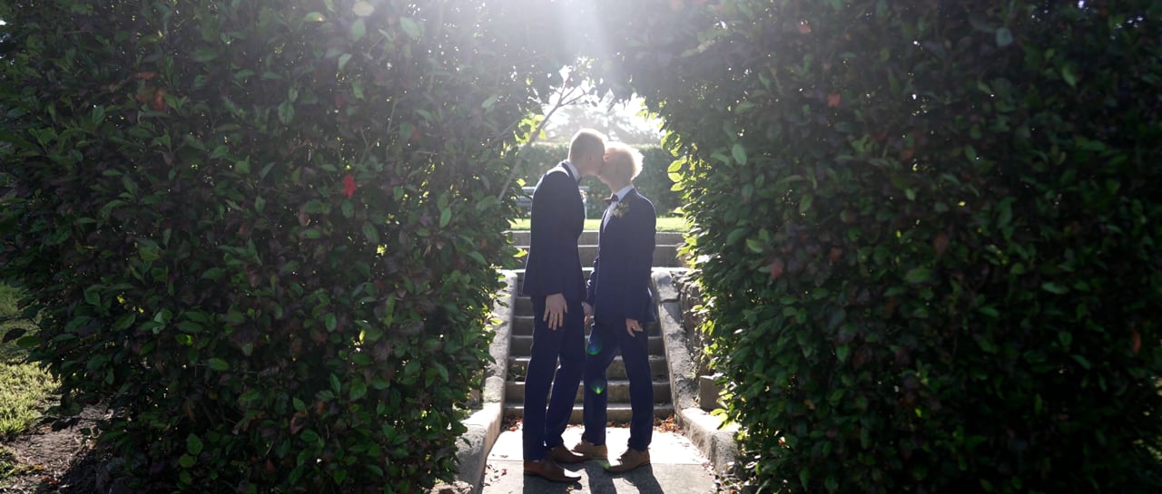 Michael & Isaac's wedding at King Edward Park, Newcastle