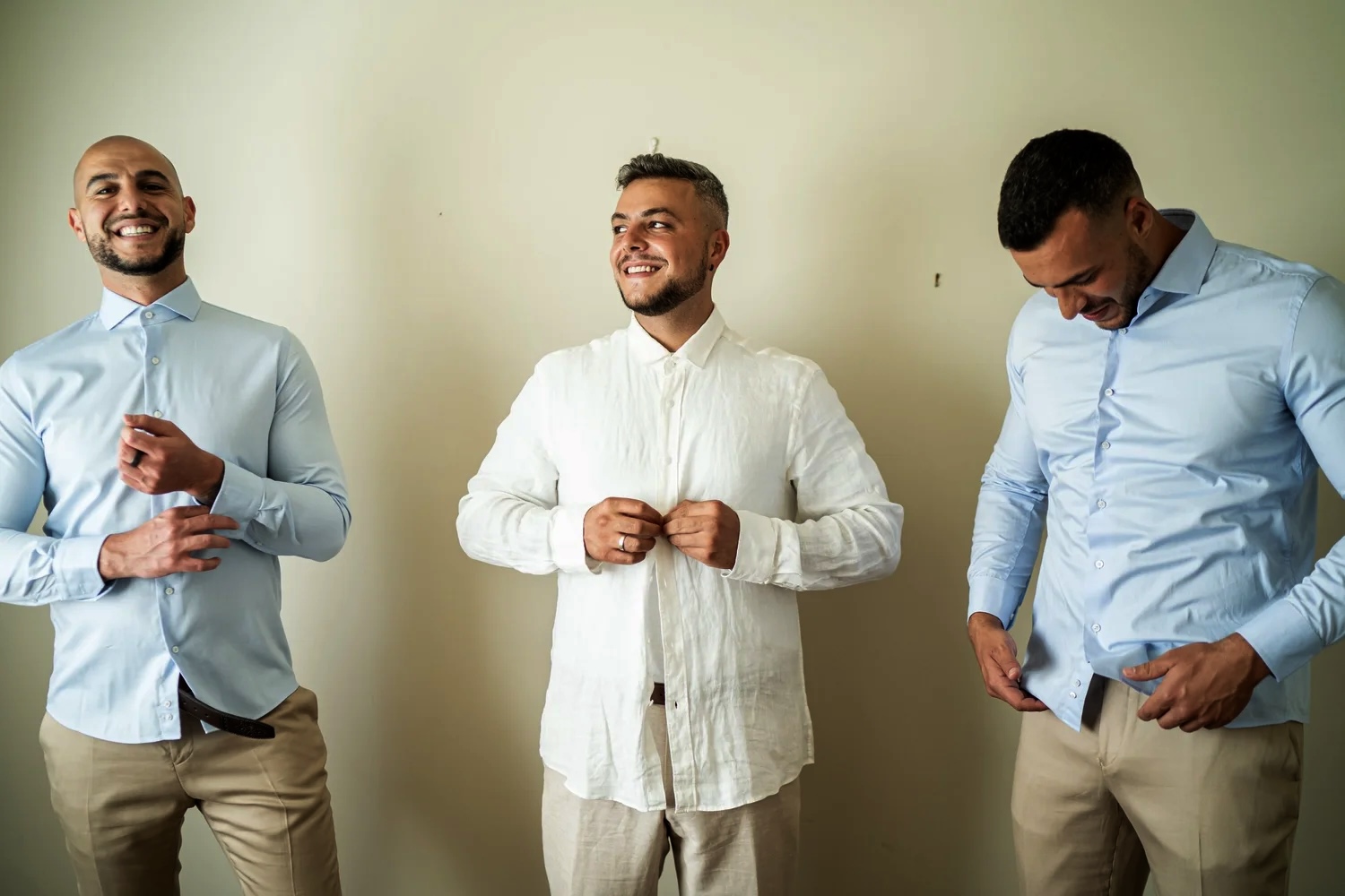 Getting ready with the wedding party. Naz & Nadeem's wedding at Palmers Lane on Vineyard, Hunter Valley
